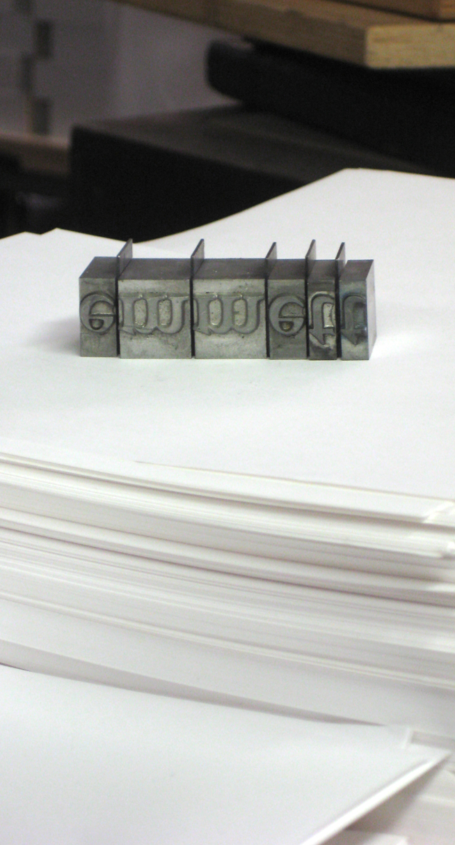 letter press letters letter press letters